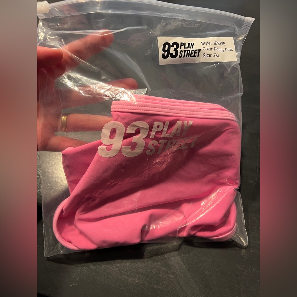 93 Play Street - Jessie Poppy Pink Classic Bikini Bottoms - 2XL - NWT - Picture 5 of 5